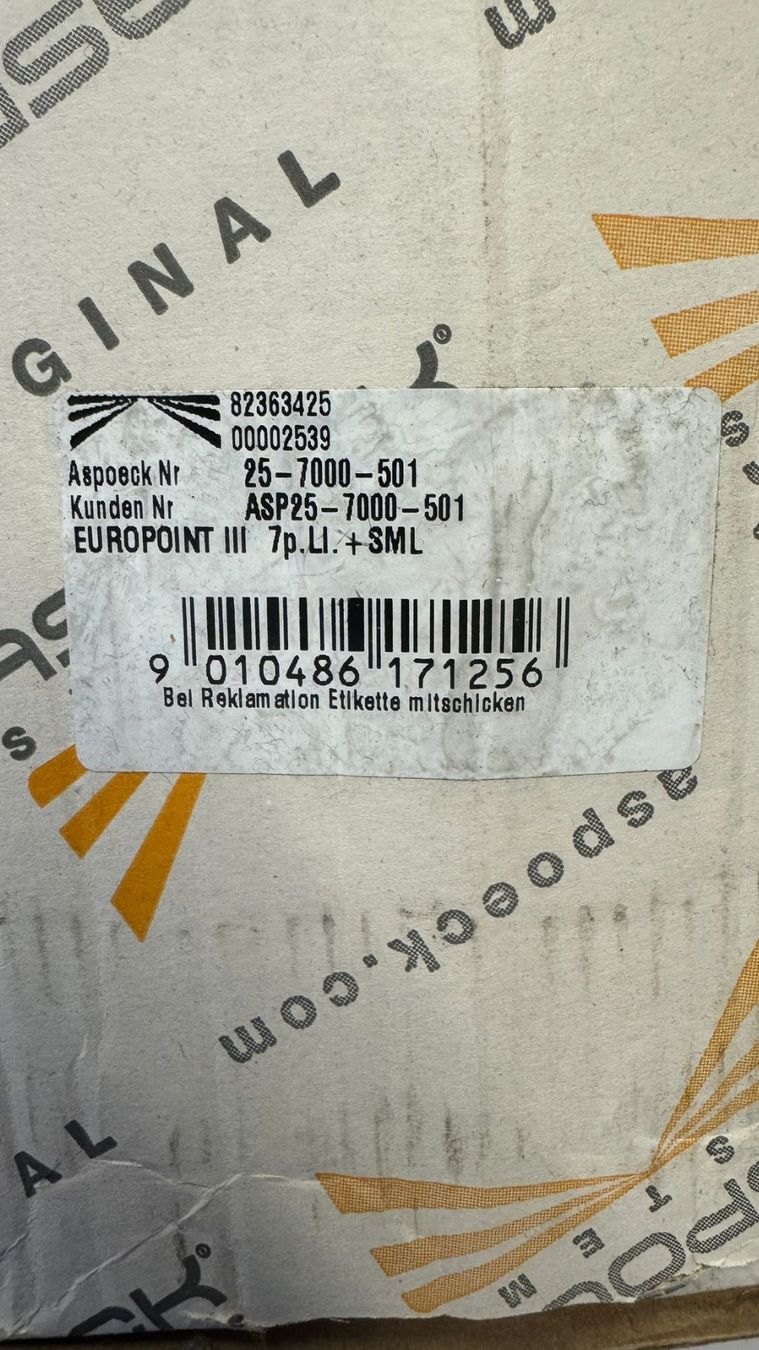Parti ricambio per rimorchio: Rückleuchte Europoint Aspöck - links – Nuovo (secondo la descrizione) da Grasswil venduto da LMG 2