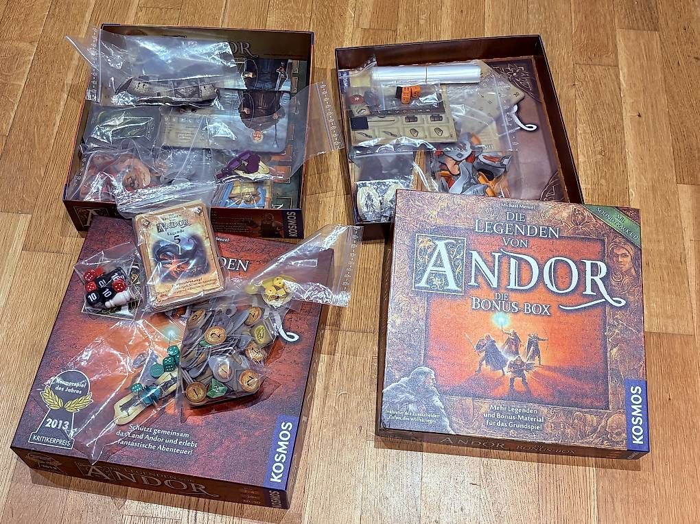 Kosmos Spiele: Die Legenden von Andor + Bonus Box – Gebraucht aus Hünenberg von uejo84 2