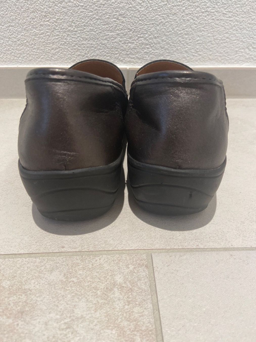Scarpe da donna: Braune Damen Leder Schuhe – Usato da Zug venduto da Hehe 3