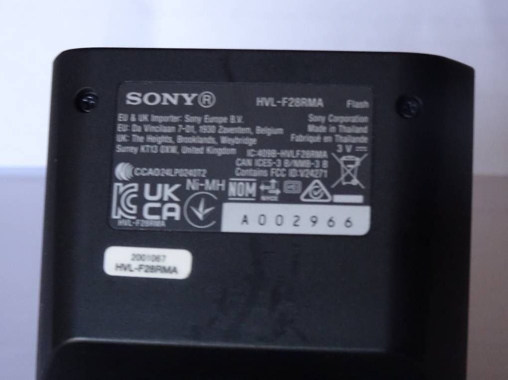 Sony Flashs: SONY HVL- F28RMA BLITZ – D'occasion à Buttisholz par buttiholli 1
