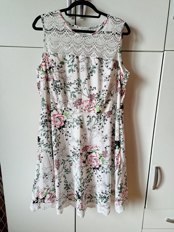Blouse Esprit à Motif Fleurs Avec Dentelle - Taille 42 - Occasion Très Bon état