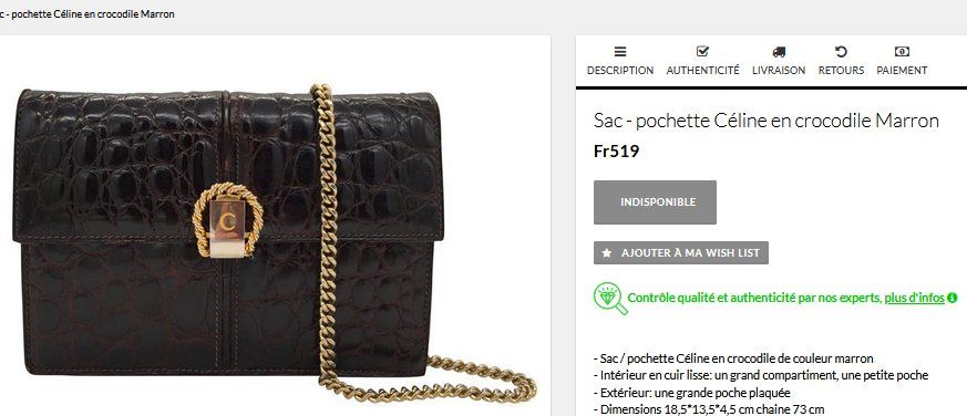 Celine Borse da donna: Tasche Céline sac – Usato da Collonges venduto da Auganien 1