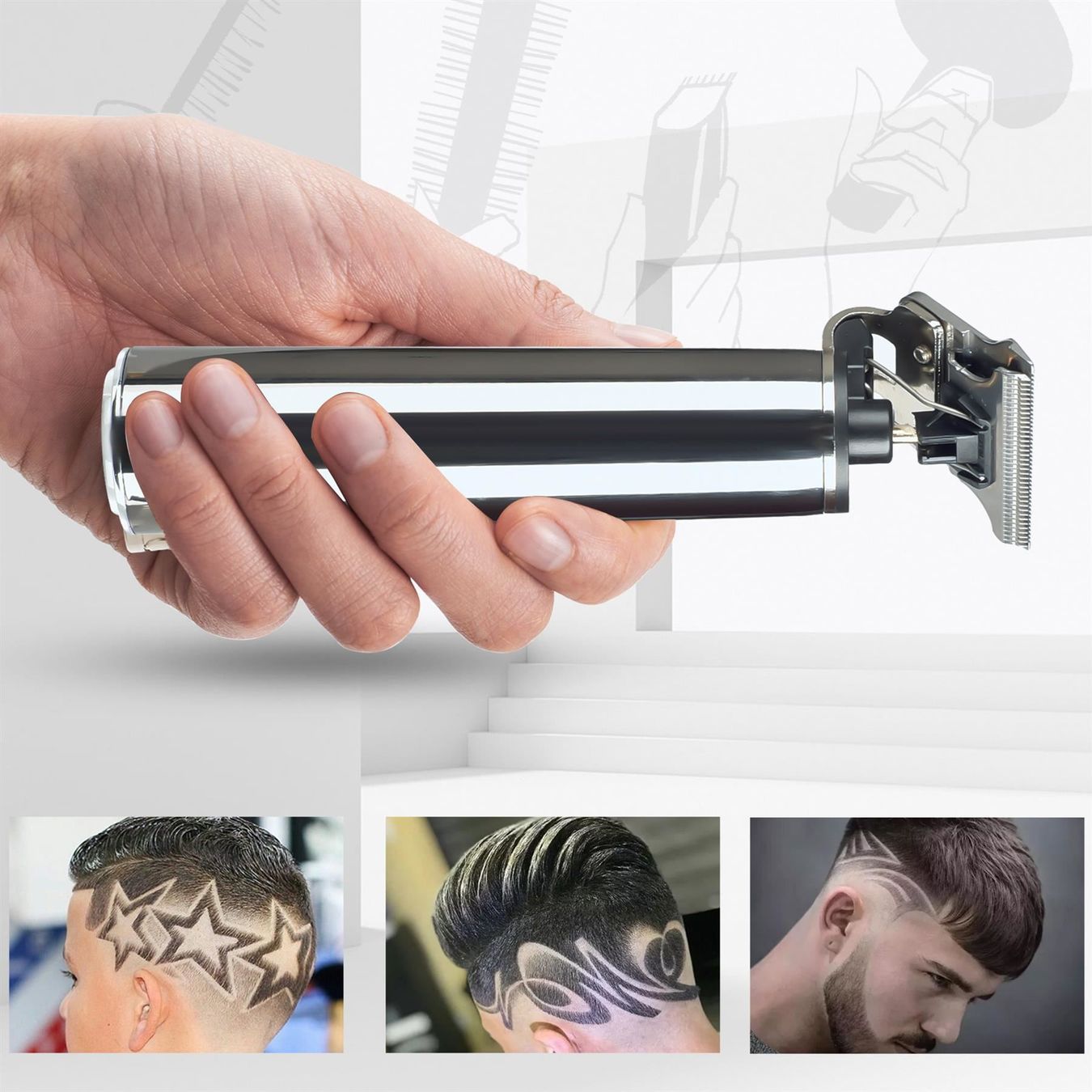 Prodotti per la cura & articoli per la pulizia: USB Elektrisch Haarschneider Trimmer – Nuovo (secondo la descrizione) da Thun venduto da Top32 5