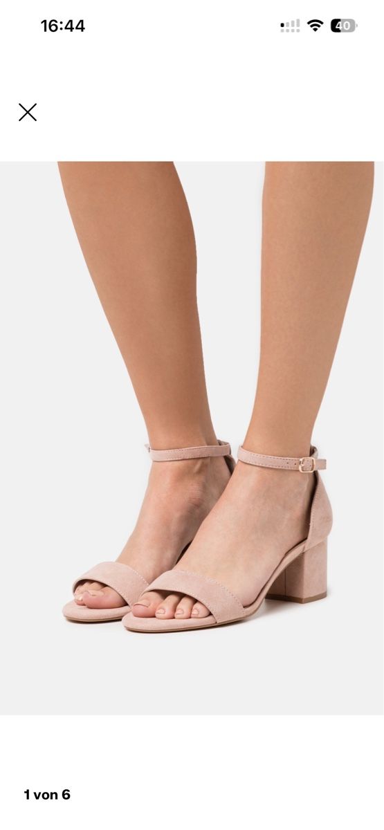 Anna Field Scarpe da donna: Riemensandlette light pink – Usato da Lenzburg venduto da Yvonne24 1