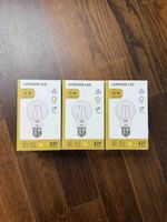 3x IKEA LUNNOM LED Lampe E27 1.1W 150lm neu
