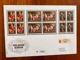 FDC Grossbrief 400 Jahre Rubens 1976 Liechtenstein (F20)