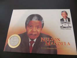 Münzbrief Südafrika 5 Rand 1994 - Nelson Mandela