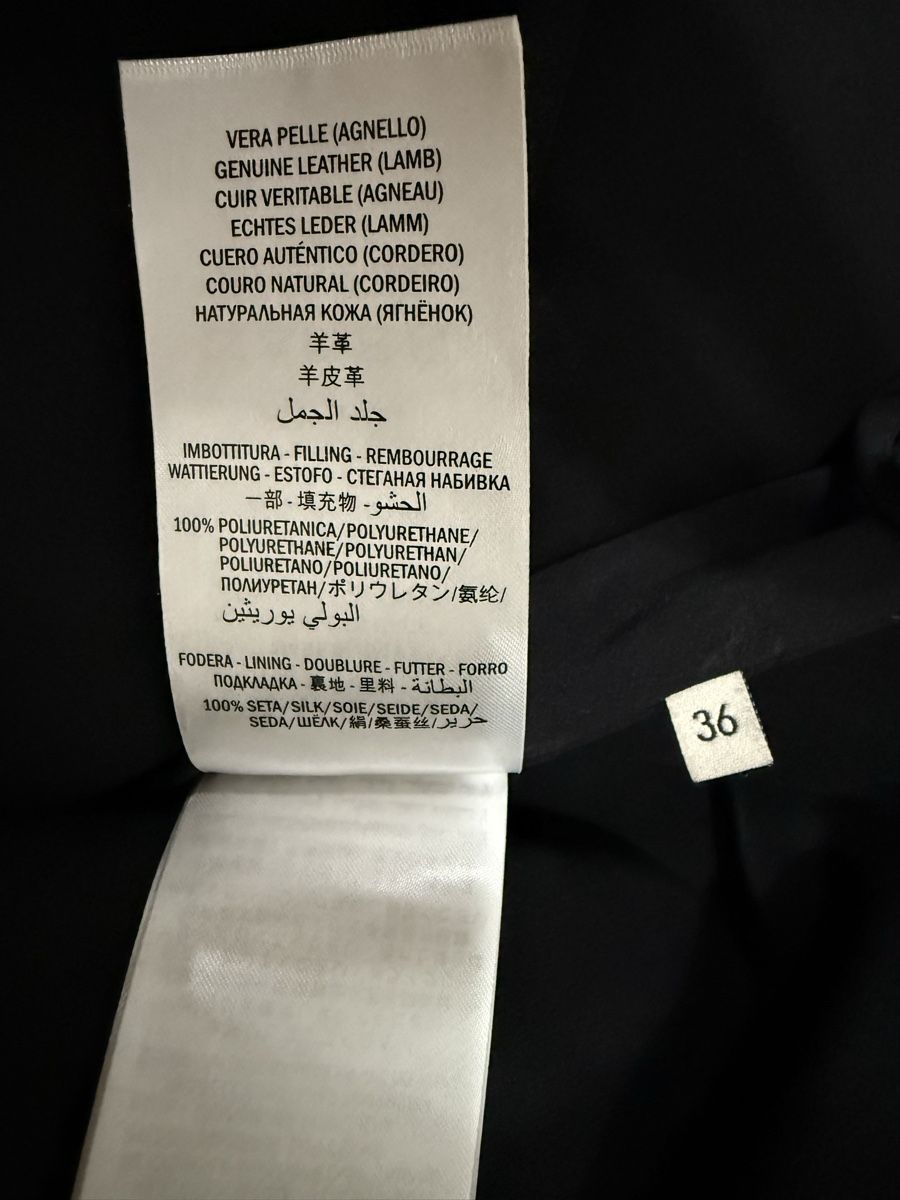 Gucci Gonne: Gucci Lederrock Gr. 36 schwarz gesteppt – Usato da Freidorf TG venduto da Iris1970 5