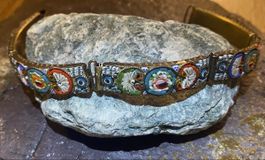 Italienisches Mosaik Armband Venezianische Millefiori