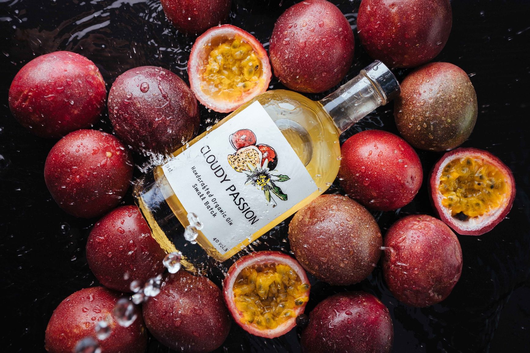 Bevande alcoliche: Summer Gin Cloudy Passion – Nuovo e nell'imballaggio originale da Wolhusen venduto da bar_27713 1