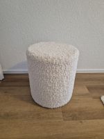Hocker Teddy Bouclé Stoff