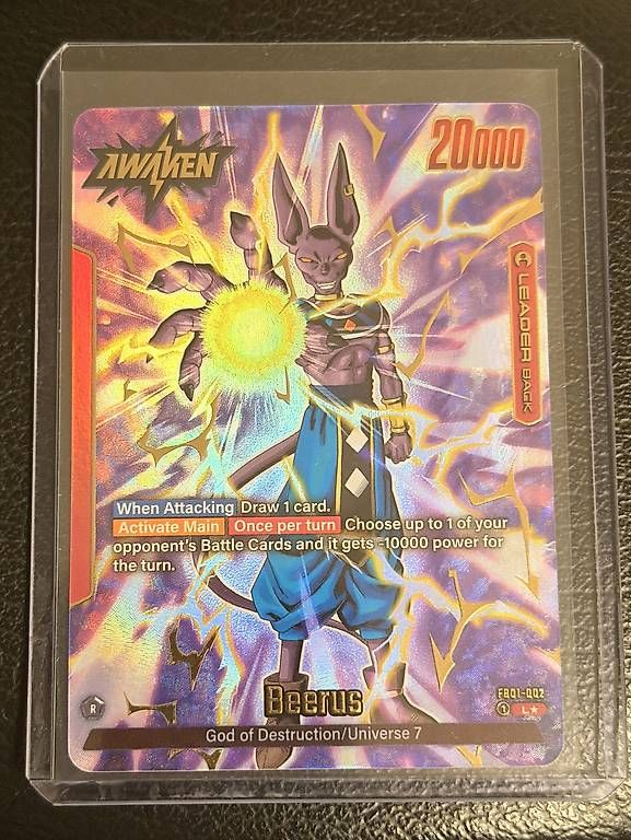 Cartes à collectionner: Dragon Ball Card Game  Beerus FB01-002 – Neuf (Voir description) à Zürich par mer_6smm