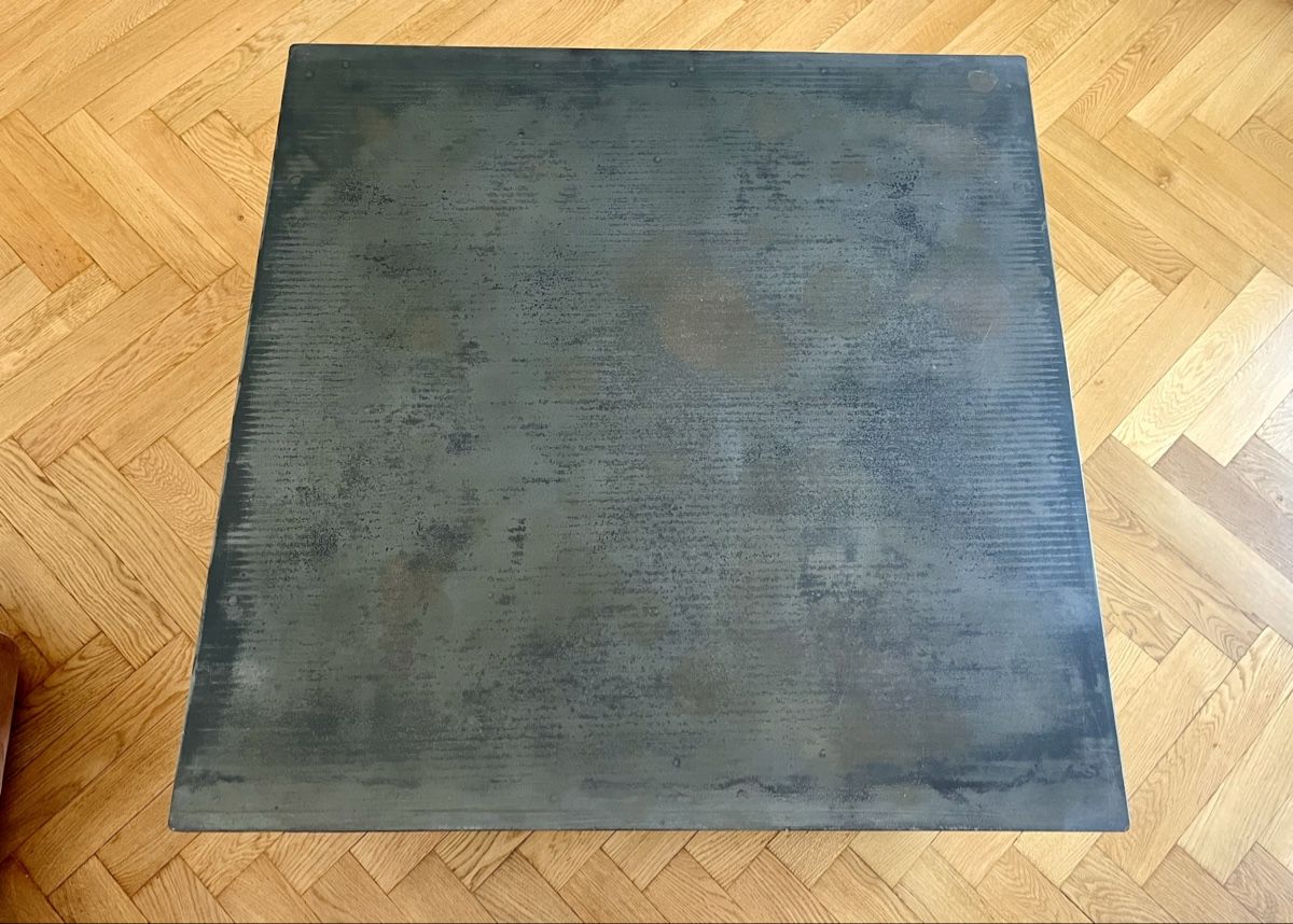 Maisons du monde Tavoli: Table basse en métal ondulé – Usato da Lausanne venduto da picola29 5