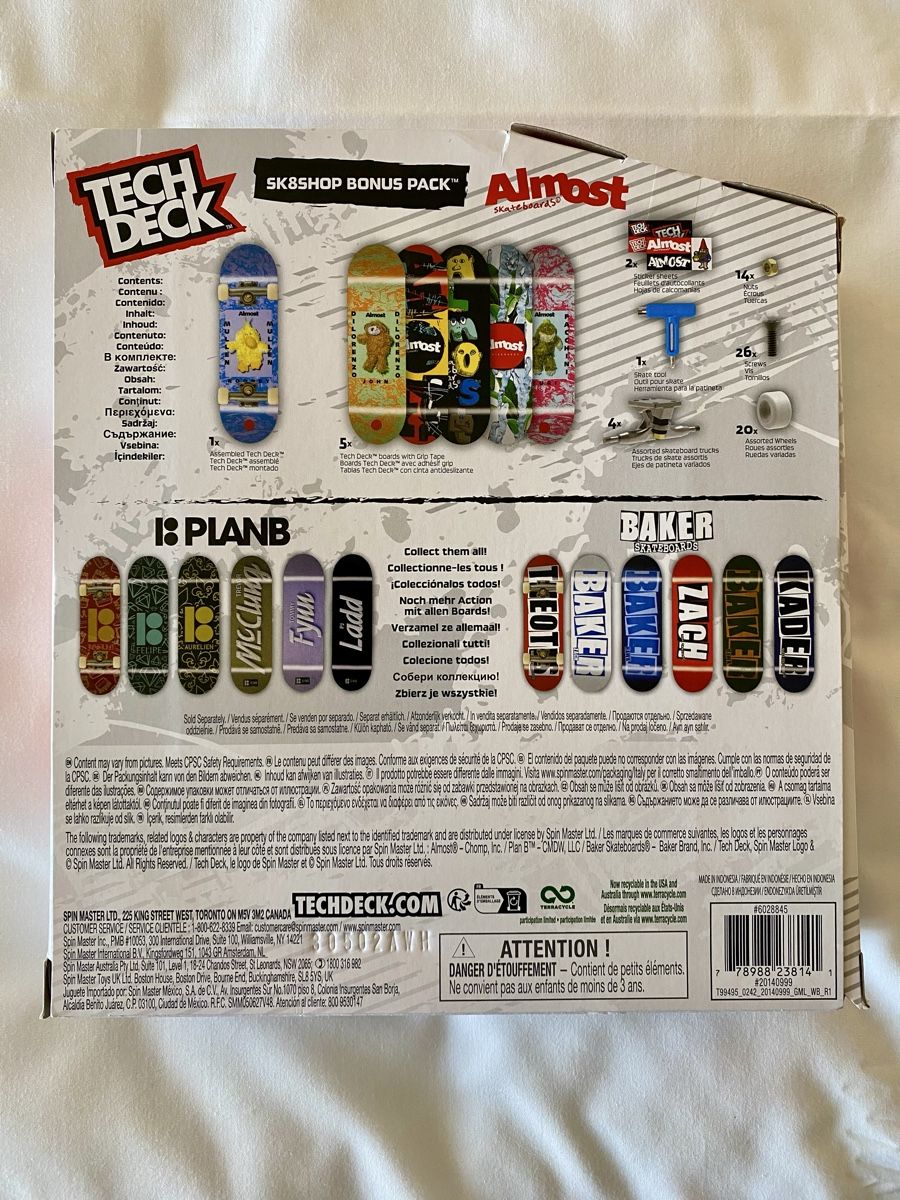 Giocattoli: Tech Deck SK8Shop Bonus Pack, 6 Skateboards, Almost Design – Nuovo e nell'imballaggio originale da Oberembrach venduto da theZaz 1