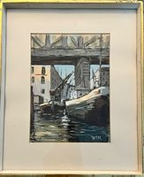 Werner Theodor Meier (1916) AQUARELL (in Colmar - Elsas