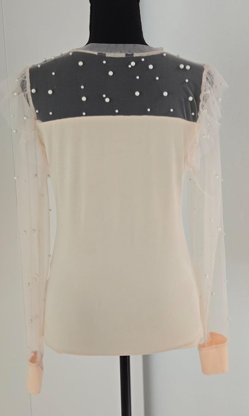 Camicette: Elegante Damenbluse mit Perlen - Neu ! Gr. M – Nuovo (secondo la descrizione) da Rheinsulz venduto da Gilea 3