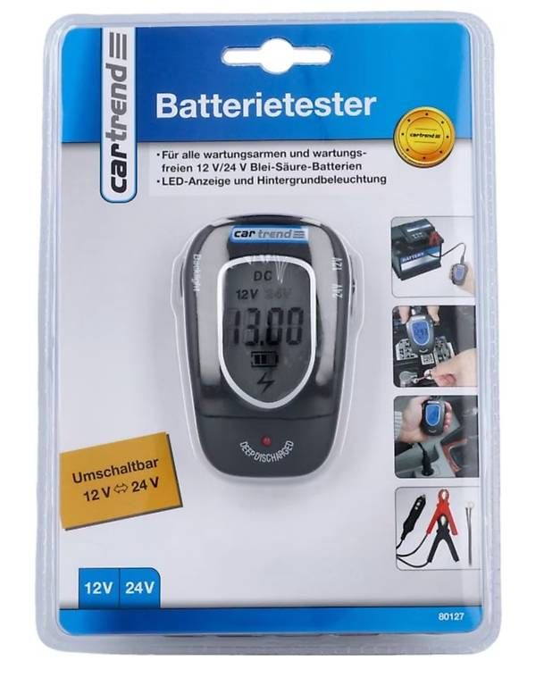 Misurare: Neu, ungeöffnet - Cartrend Batterietester – Usato da Niederrohrdorf venduto da S056
