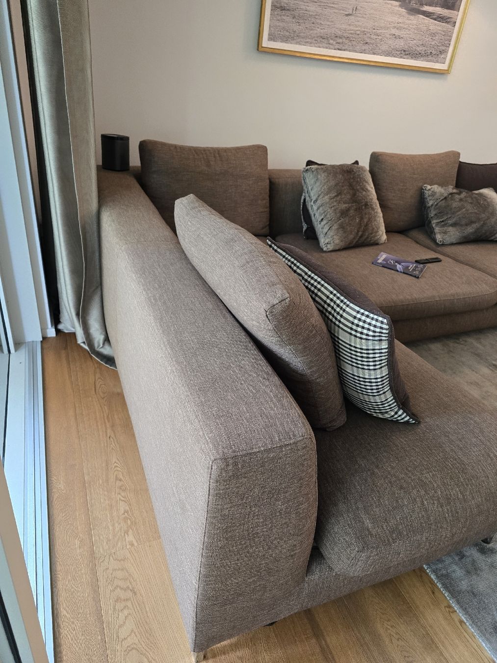 Sofas: Sofa braun mit Elementen gut erhalten – D'occasion à Baar par Blue_eye 7