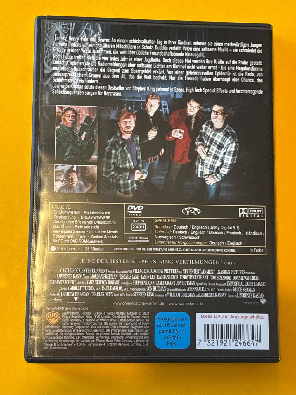 Tutti i DVDs: Dreamcatcher (DVD).•  Stephen King – Usato da Spreitenbach venduto da SwissTradeMan 1