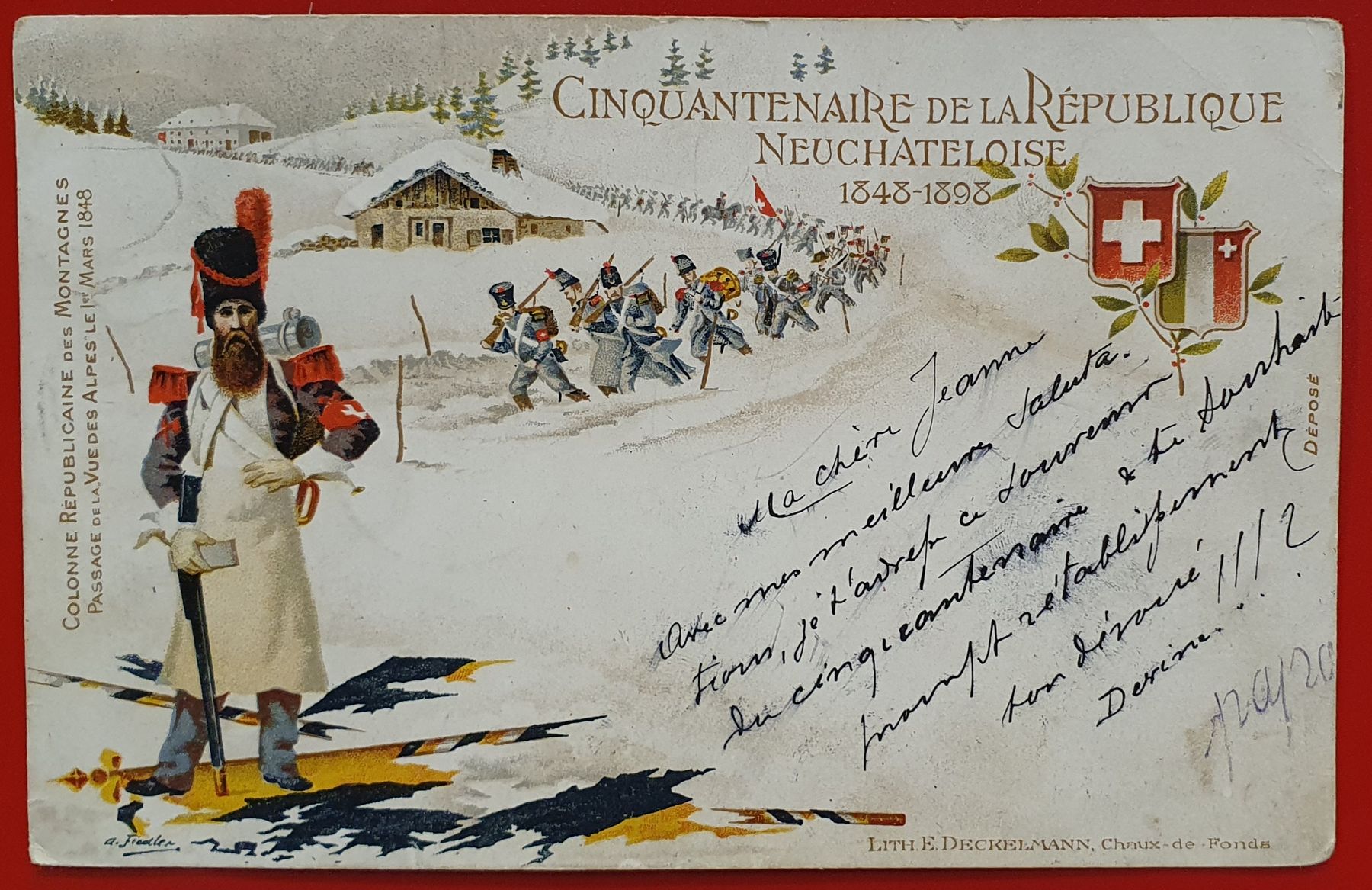 Cartoline postali: Neuchâtel, 1848-1898 – Usato da Kreuzlingen venduto da Rschweiz1