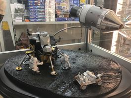 Apollo 11 Mondlandung Diorama, 1:72 Top Zustand!