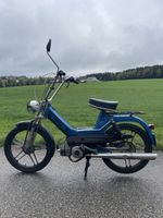Puch Mofa blau mit Ersatzteilen und Zubehör