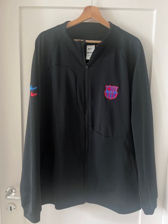Nike FC Barcelona Trainingsjacke – Schwarz / Blau / Rot XL