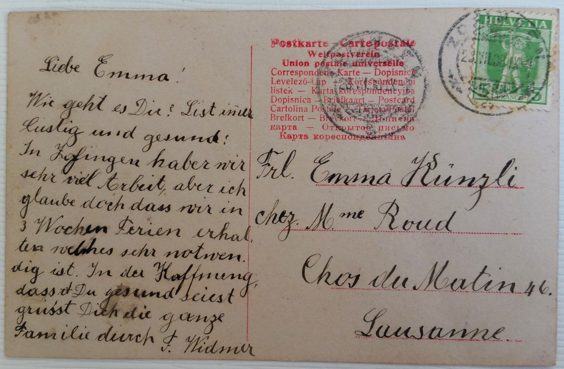 Cartes postales: AK von 1908: Blumenkind – D'occasion à Oberriet SG par Krishna111 1