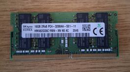 Barette RAM SK Hynix 16GB DDR4 3200MHz SO-DIMM Laptop