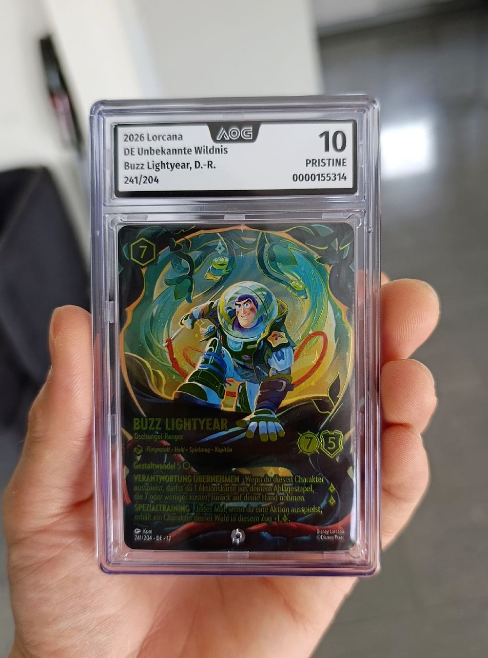 Disney Carte collezionabili: Iconic Lorcana Buzz Lightyear 241/204, AOG 10 Pristine – Nuovo (secondo la descrizione) da Wil SG venduto da Donaldus 2