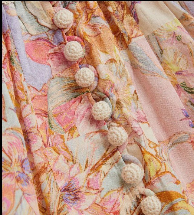 Zimmermann Vestiti: Zimmermann Cira Lantern Kleid Gr. 2 Top – Usato da schindellegi venduto da obi-kenobi 1