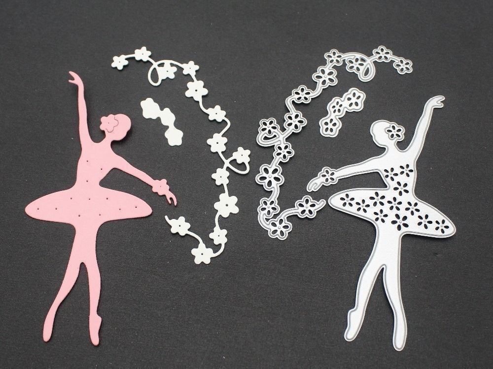 Sciablone: TÄNZERIN BALLERINA BALLET STANZSCHABLONE – Nuovo e nell'imballaggio originale da Affoltern am Albis venduto da Makianwa