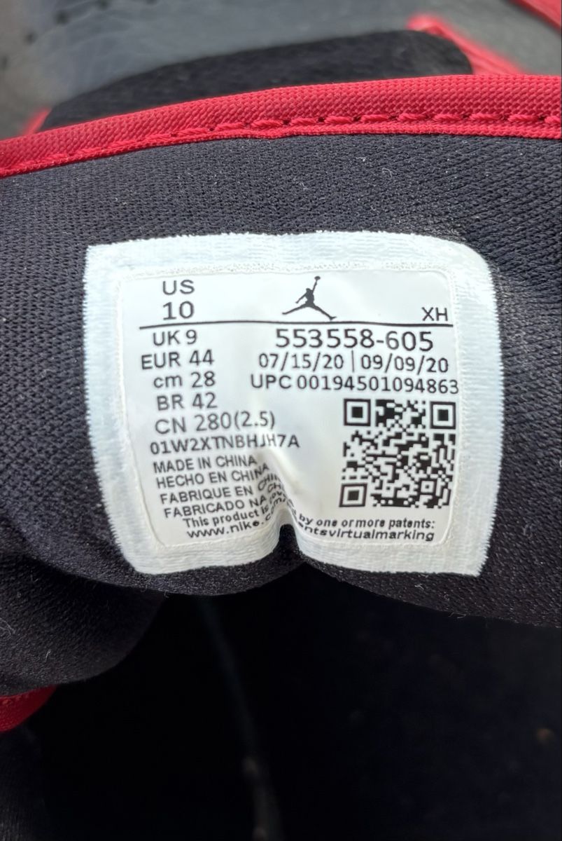 Nike Herrenschuhe: Air Jordan 1 Low Varsity Red – Neu (gemäss Beschreibung) aus Langendorf von Angeleyes3 4