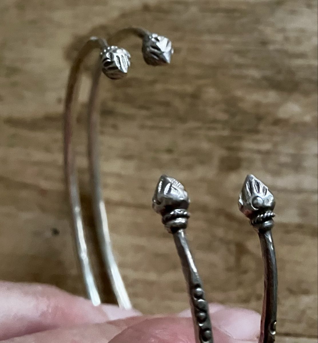 Bracciali & Braccialetti: 2 zarte Armreifen, Silber – Usato da Buchs AG venduto da Allerleis 2