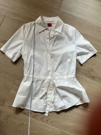weisse Bluse von Hugo Boss (Original, neu), Grösse 38