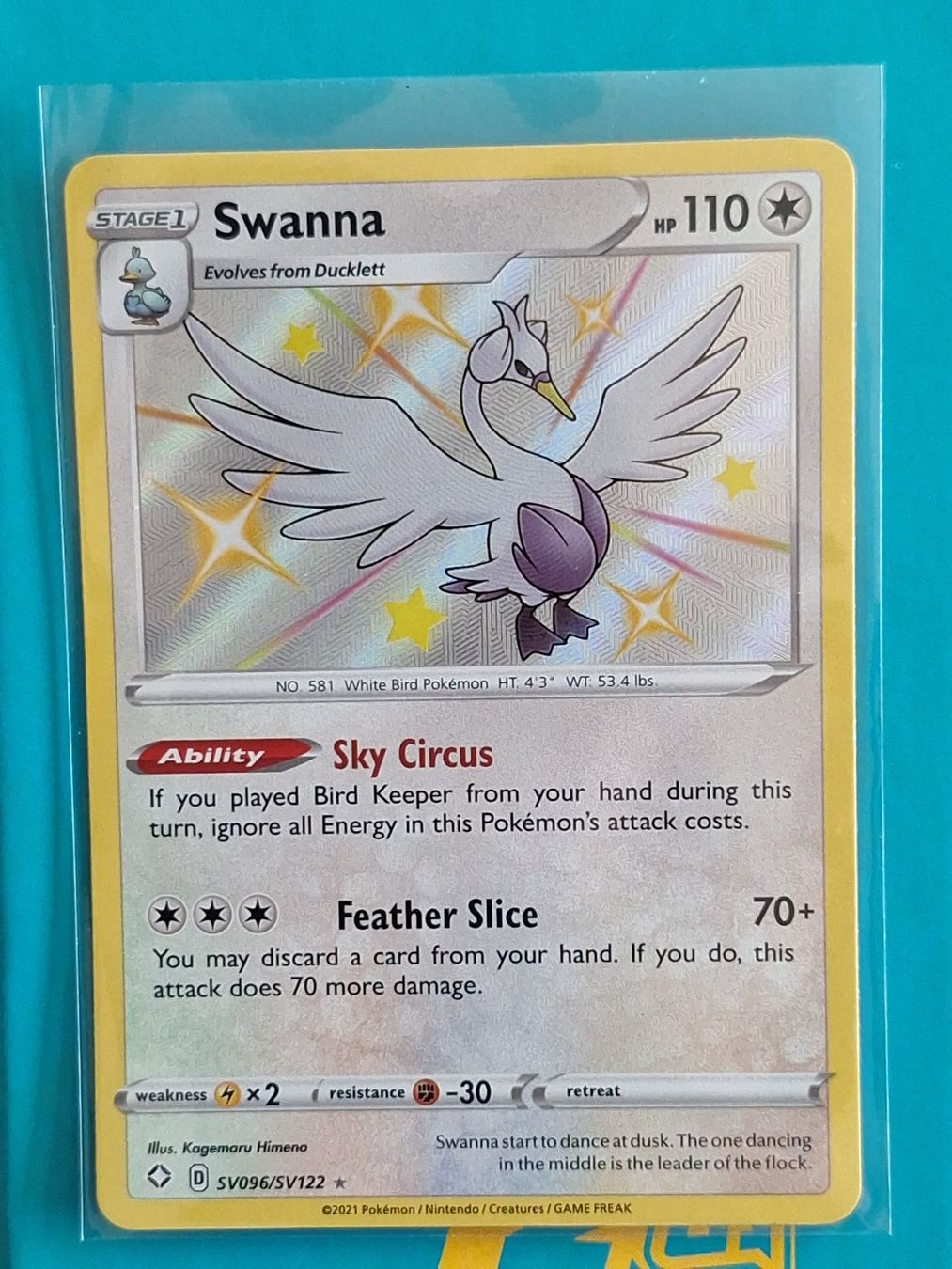 Pokémon Carte collezionabili: Shiny Swanna – Usato da Altstätten SG venduto da GGsGameshop