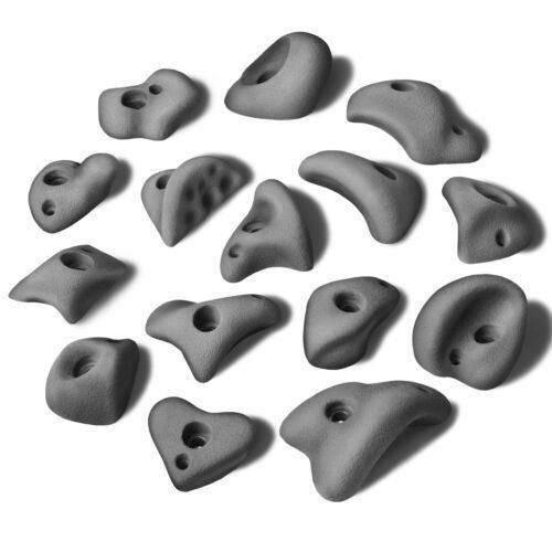 Pareti & prese d'arrampicata: ALPIDEX 15 M / L Klettergriffe GREY – Nuovo e nell'imballaggio originale da Bottighofen venduto da zaap