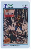 Telefonkarte "Tintin".