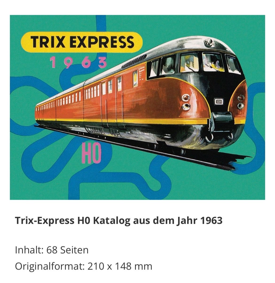 Trix Trains électriques: Trix Express Katalog 1963 – D'occasion à Steinach par Trixstadt