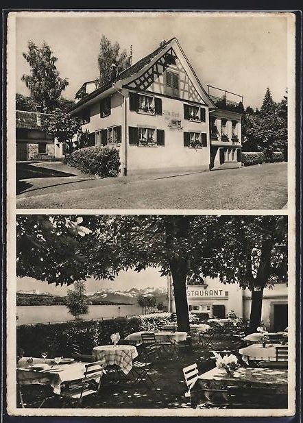 Cartoline postali: AK Thalwil, Restaurant zur alten Post – Usato da Berlin venduto da bartko-reher
