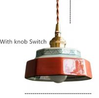 Lampe suspendue LED moderne style nordique céramique