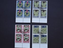 Pro Juventute 1983 alle 4er Blöcke  mit ET Stempel   B2907M
