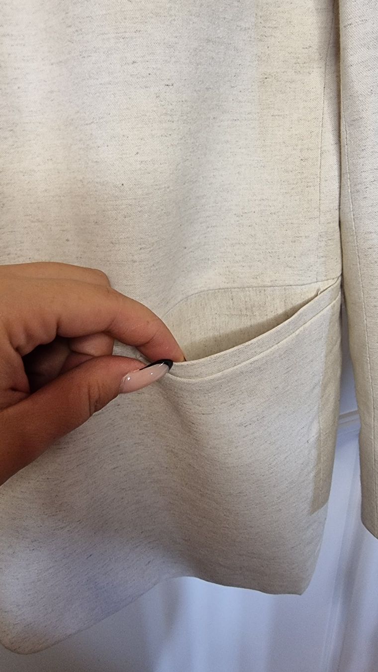 Giacche: Sommerlicher Blazer  Gr.42 beige, Vintage – Usato da Wald ZH venduto da CapLux 1