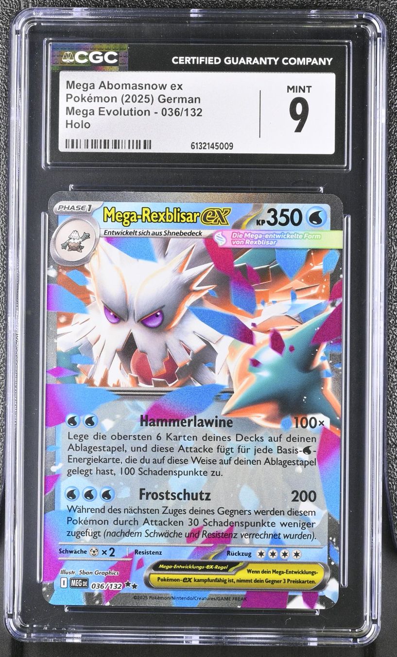 Pokémon Sammelbilder & Trading cards: Mega Abomasnow ex - Mega Evolution - (036/132) – Neu (gemäss Beschreibung) aus Buochs von BitKaizer