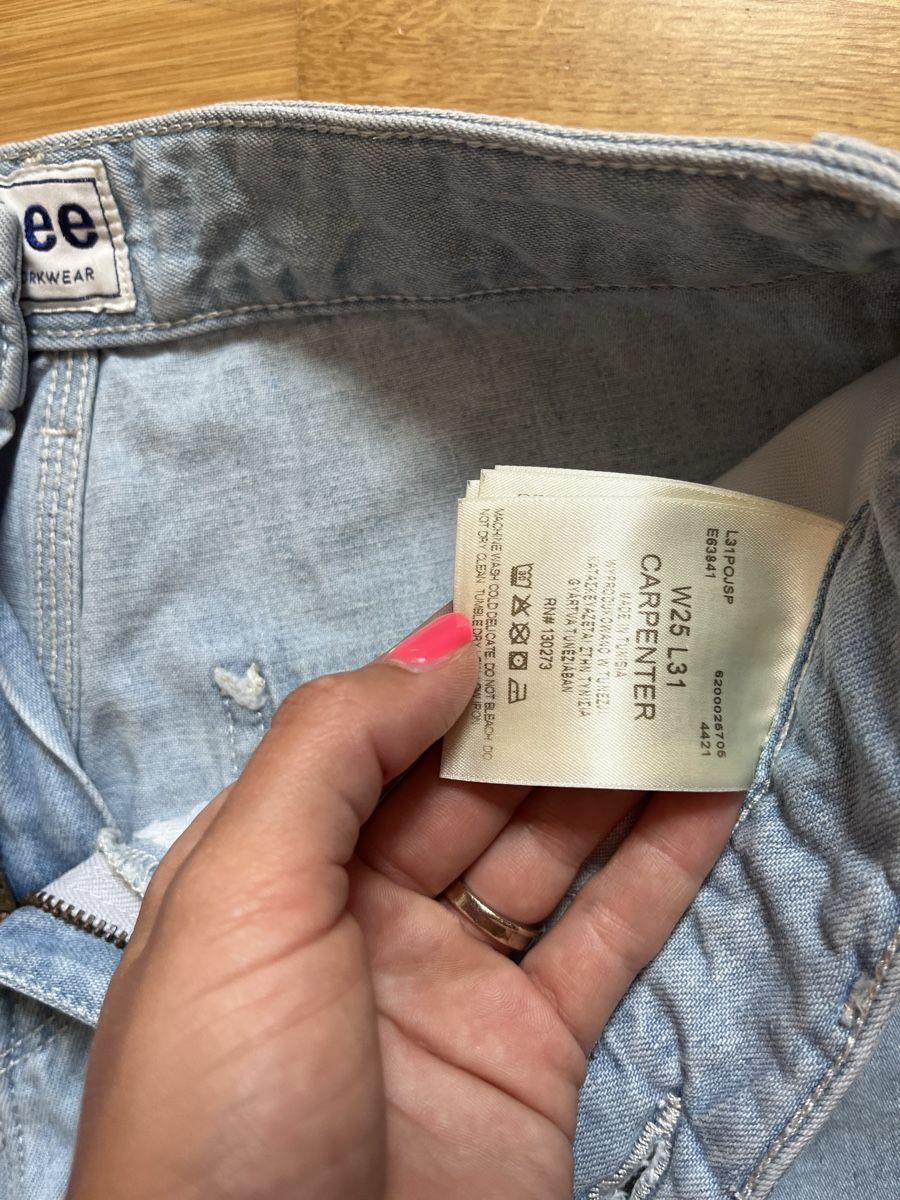 Lee Jeans: Lee Carpenter Jeans Hellblau W25 L31 – Gebraucht aus Stadel von Comporta 2