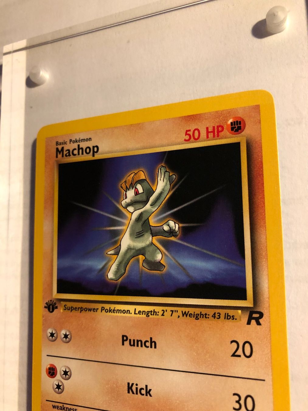 Cartes à collectionner: Machop 1st Team Rocket - MINT - ab 1.- – D'occasion à Giubiasco par dan_pr8b 3