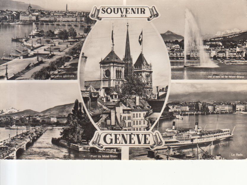 Cartoline postali: Genève 1953 – Usato da Bürglen TG venduto da StampGraf