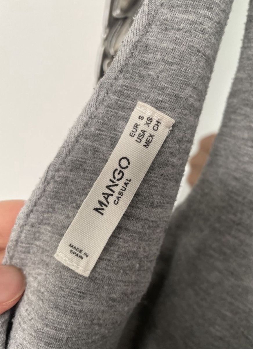 Mango Tute: Mango Jumpsuit, size S, light grey, summerly, tie back. – Usato da Sementina venduto da NinaDel 5