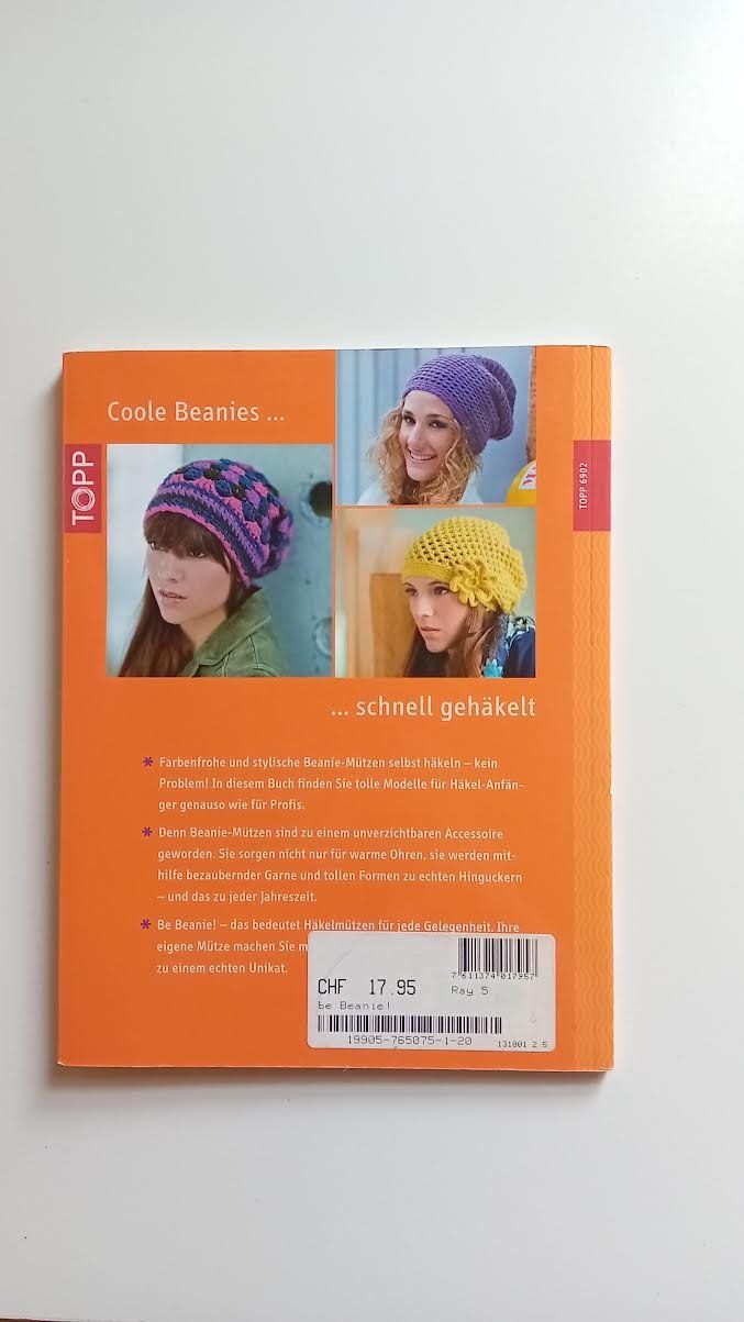 Libri: Be Beanies! Häkelmützen Buch – Usato da Salez venduto da Robe12 1