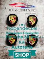 Porsche 65 mm Nabendeckel Radnaben Nabenkappe Felgendeckel